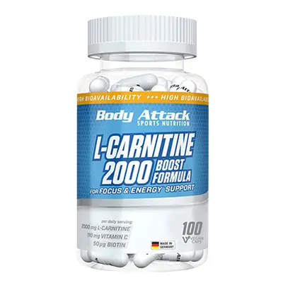 BODY ATTACK L-Carnitine Boost Formula - 100vcaps - L-Karnityna