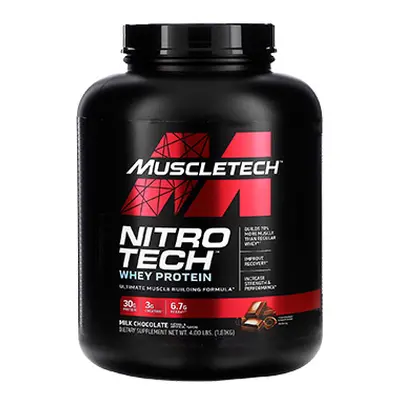 MUSCLE TECH Nitro Tech Whey Protein - 1810g - Milk Chocolate - Odżywki około treningowe