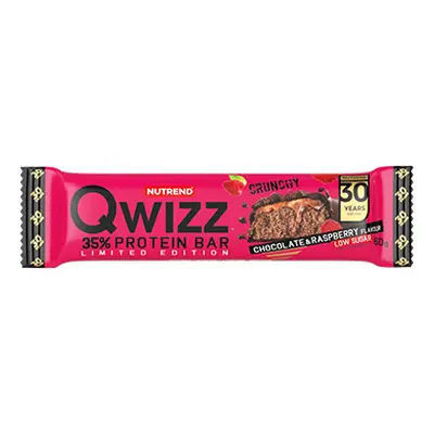 NUTREND Baton QWIZZ Protein Bar - 60g - Chocolate Raspberry - Batony