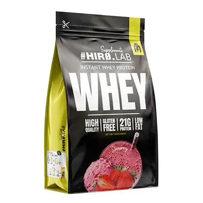 HIRO.LAB Instant Whey Protein - 2000g (BAG) - Strawberry - Odżywki białkowe