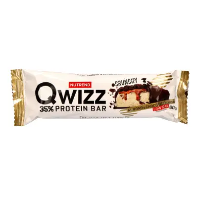 NUTREND Baton QWIZZ Protein Bar - 60g - Almond Chocolate - Batony