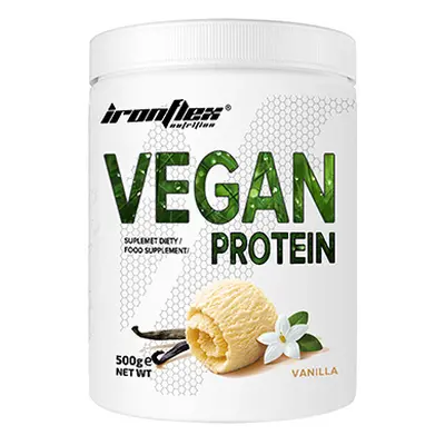 IRONFLEX Vegan Protein - 500g - Vanilla - Odżywki białkoweSuplementy białkowe > Białka Roślinne