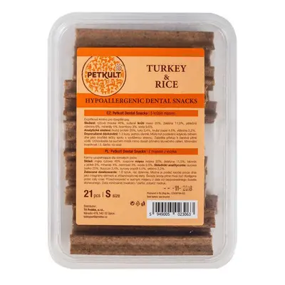 Petkult Dental Snack Hypoallergenic Turkey/Rice