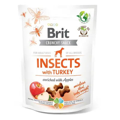 Brit Crunchy Snack Insects with Turkey and Apples