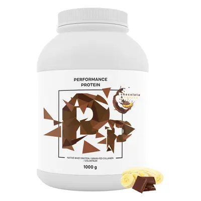 BrainMax Performance Protein, natywne białko serwatkowe, czekolada i banan, 1000 g