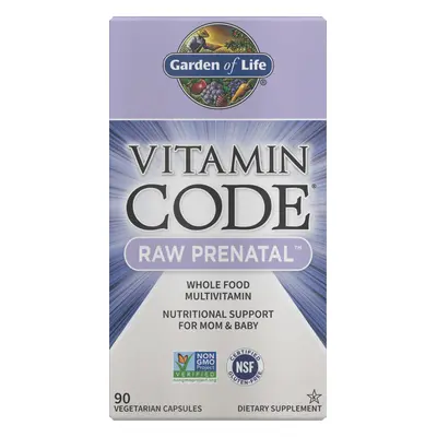 Garden of Life Vitamin Code RAW Prenatal (multiwitamina dla ciąży), 90 kapsułek ziołowych