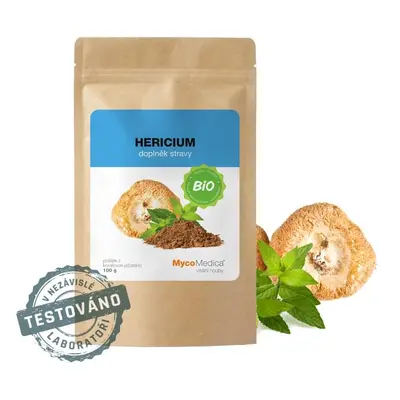 MycoMedica - BIO Hericium (Lwia Grzywa) proszek, 100 g