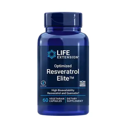 Life Extension Optimized Resveratrol EIite™, 60 kapsułek roślinnych