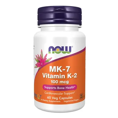 Now® Foods NOW MK-7 Witamina K2, 100 mcg, 60 kapsułek roślinnych