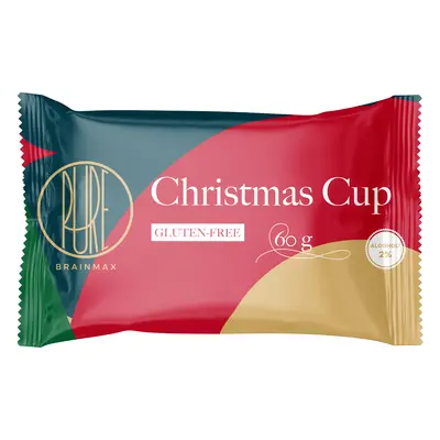 BrainMax Pure Christmas Cup, Świąteczna Babeczka Czekoladowa, 60 g