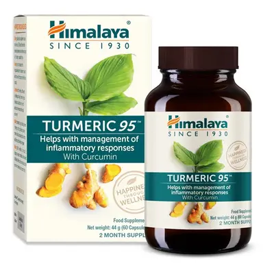 Himalaya Herbals Himalaya Turmeric 95, ekstrakt kurkuminy, 60 wegańskich kapsułek