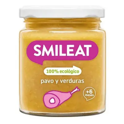 Dodatek Smileat Indyk z Warzywami na Oliwie Extra Virgin, 6M+, BIO, 230 g