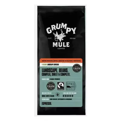 Grumpy Mule - Kawa ziarnista BIO Espresso Arabica, 1 kg