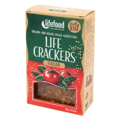 LifeFood - Life Crackers Włoskie BIO, 90 g