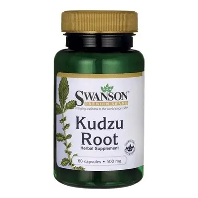 Swanson Korzeń Swansona Kudzu, 500 mg, 60 kapsułek