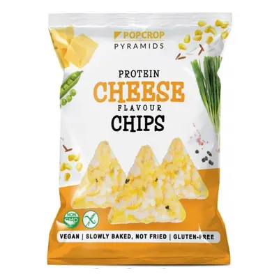 Popcrop - Chipsy proteinowe o smaku sera i cebuli, 60 g