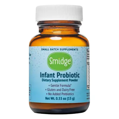 Smidge Infant Probiotic, probiotyki dla niemowląt w proszku, 15 g