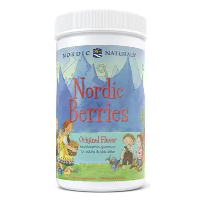 Nordic Naturals Nordic Berries Multiwitamina dla dzieci, słodko-kwaśna, 200 gumowych cukierków