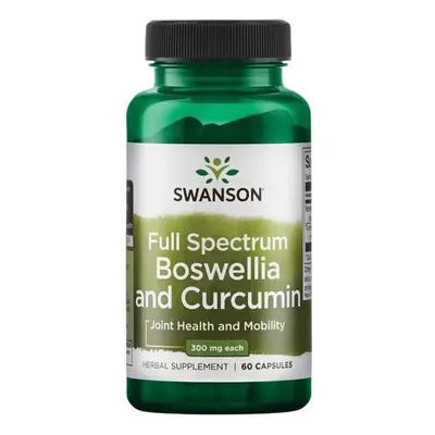 Swanson Full Spectrum Boswellia z kurkuminą, 60 kapsułek