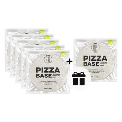 5+1 GRATIS: BrainMax Pure Pizza Base, gotowe ciasto na pizzę z Włoch, 2 szt