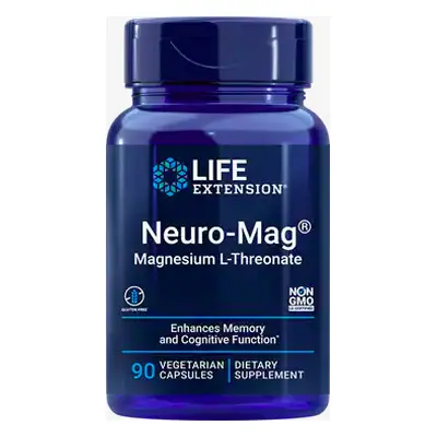 Life Extension Neuro-Mag® Magnez L-treonian (magnez L-treonian), 90 kapsułek ziołowych