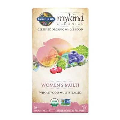 Garden of life Mykind Organics Women's Multi, multiwitamina dla kobiet, 60 tabletek ziołowych