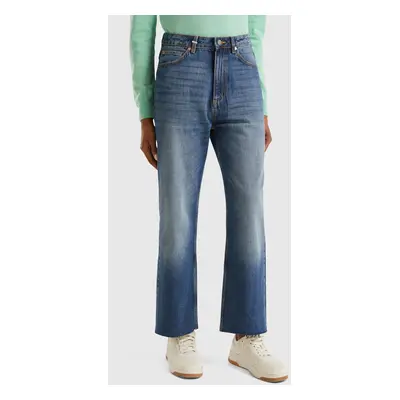 Benetton, Daddy Fit Jeans, size 35, Blue, Women