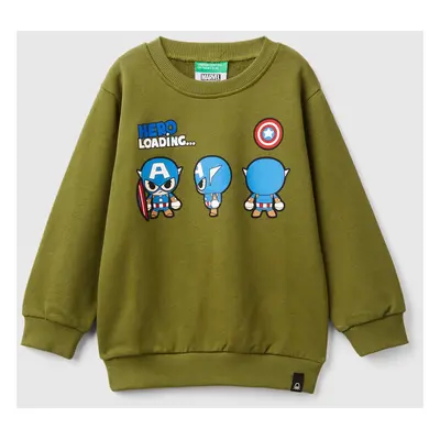 Benetton, Green ©marvel Capitan America Sweatshirt, size 116, Green, Kids