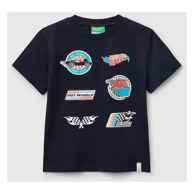 Benetton, Hot Wheels Cotton T-shirt, size 104, Dark Blue, Kids
