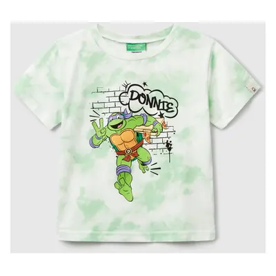 Benetton, Teenage Mutant Ninja Turtles T-shirt ©2025 Viacom, size 116, Light Green, Kids