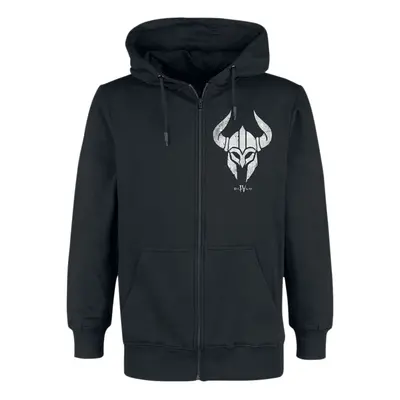 Bluza z kapturem rozpinana Gaming z Diablo - 4 - Barbarian Sigil - S do XXL - Mężczyźni - czarny