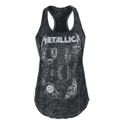 Top z Metallica - Ouija Guitar - XL do XXL - Kobiety - czarny