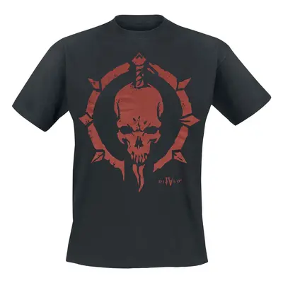 T-Shirt Gaming z Diablo - 4 - Skull - S do XXL - Mężczyźni - czarny