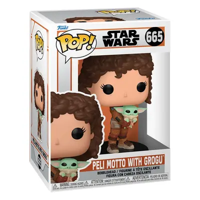 Star Wars - The Mandalorian - Peli Motto with Grogu Vinyl Figurine no. 665 - Funko Pop! - Funko 