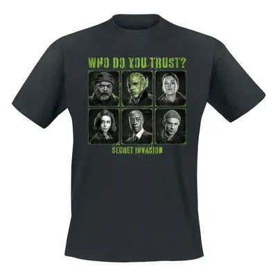 T-Shirt Marvel z Secret invasion - Who do you trust? - S do XL - Mężczyźni - czarny