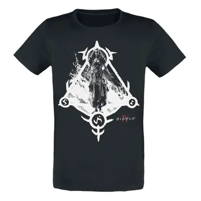 T-Shirt Gaming z Diablo - 4 - Sorceress - S do XXL - Mężczyźni - czarny