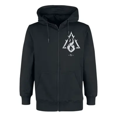 Bluza z kapturem rozpinana Gaming z Diablo - 4 - Sorcerer Sigil - S do XL - Mężczyźni - czarny