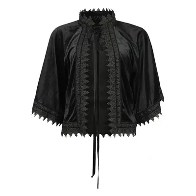 Peleryna Goth z Sinister Gothic - Gothic Cape - - Kobiety - czarny