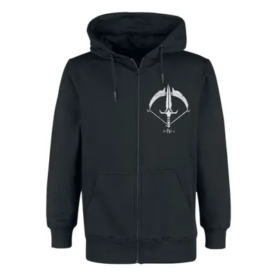 Bluza z kapturem rozpinana Gaming z Diablo - 4 - Rogue Sigil - S do XXL - Mężczyźni - czarny