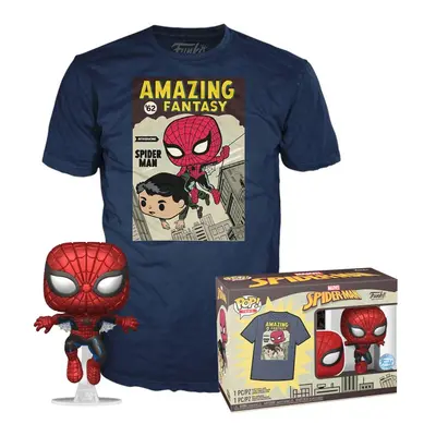 Spider-Man Comic Cover Pop & T-shirt Vinyl Figurine 593 - Funko Pop! - Funko Shop Europe