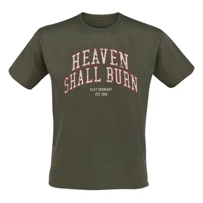 T-Shirt z Heaven Shall Burn - Never Surrender - S do M - Mężczyźni - zielony