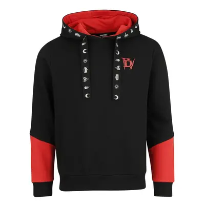 Bluza z kapturem Gaming z Diablo - 4 - Signs - S do XXL - Mężczyźni - czarny/czerwony