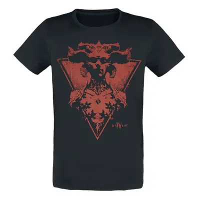 T-Shirt Gaming z Diablo - 4 - Lilith - Red Queen - S do XXL - Mężczyźni - czarny