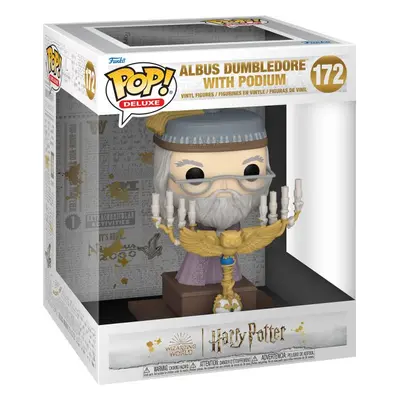 Harry Potter - Albus Dumbledore with Podium (Pop! Deluxe) Vinyl Figurine 172 - Funko Pop! - Funk