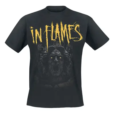 T-Shirt z In Flames - Clayman We Trust - S do XXL - Mężczyźni - czarny