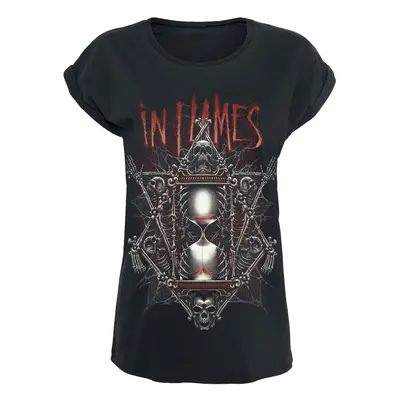 T-Shirt z In Flames - Dark Hourglass - S do XXL - Kobiety - czarny