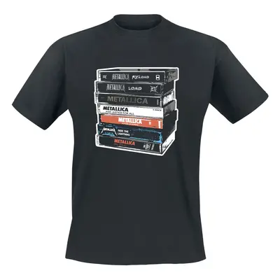 T-Shirt z Metallica - Cassette - S do XXL - Mężczyźni - czarny