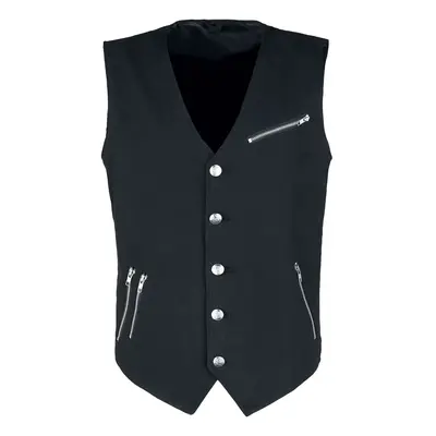 Kamizelka Goth z Altana Industries - Worker Vest - M do XXL - Mężczyźni - czarny