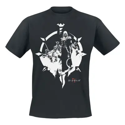 T-Shirt Gaming z Diablo - 4 - Necromancer - S do XL - Mężczyźni - czarny