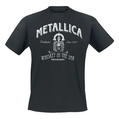 T-Shirt z Metallica - Whiskey In the Jar - S do 5XL - Mężczyźni - czarny